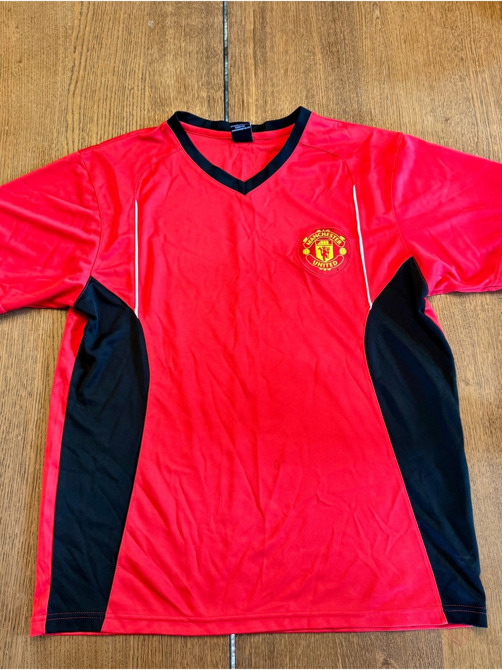 Manchester United Red Short Sleeve Training Tee